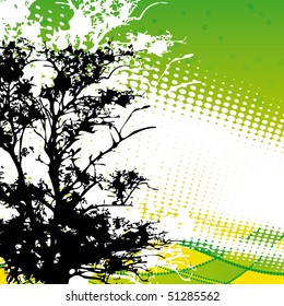 Green background