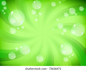 green background