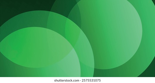 Green background abstract art illustration