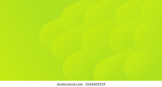 Green background abstract art vector illustration with circle concept.