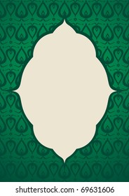 green background abstract design illustration