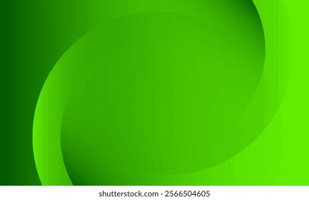 green background abstract with dynamic shape. Vector Illustration