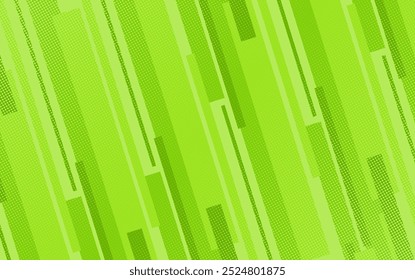 fundo verde com formas diagonais geométricas abstratas ilustração vetorial	