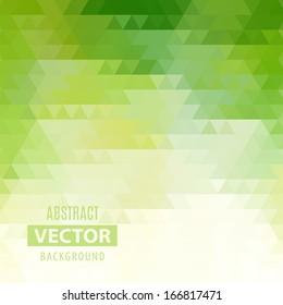 green background abstract geometric scene with green triangles green background line star texture abstract scene technique border numeric mesh new space modern fresh empty partnership luxurious clean