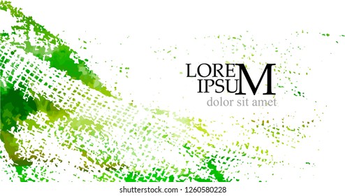 green background abstract imprint texture