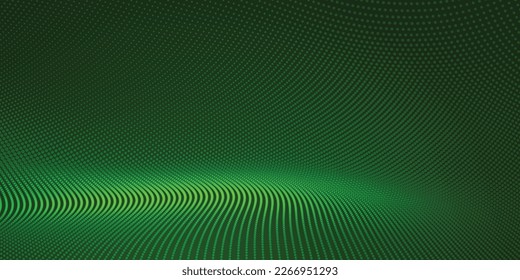 Fondo verde y bola verde