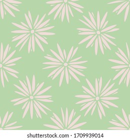 fondo verde con bellas flores