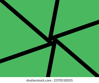 Fondo verde con líneas negras en el centro