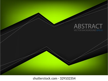 Green background with black space for text and message design