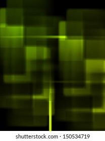 green background blur rectangles