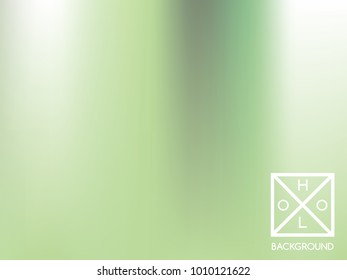 Green background.  Blurred sparkly cover. Abstract soft pastel color backdrop.  Trendy creative vector cosmic gradient. Mesh gradient foil.  Creative bokeh template for banner. Vibrant green print.