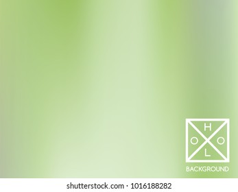 Green background.  Blurred sparkly cover. Abstract soft pastel color backdrop.  Trendy creative vector foliage gradient. Mesh gradient foil.  Creative grass template for banner. Vibrant green print.
