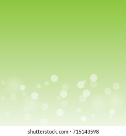 Green background with bokeh