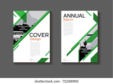 green background Circle modern cover design modern book cover abstract Brochure cover  template,annual report, magazine and flyer layout Vector a4