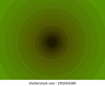 Green background with circles forming a gradient layer and is centered