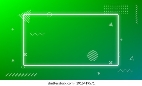 Green Background Color Template.Abstract background with Geometric patterns. Gradients covers design. Business brochure, applicable for placards, banners, posters, flyers. Vector illustration.