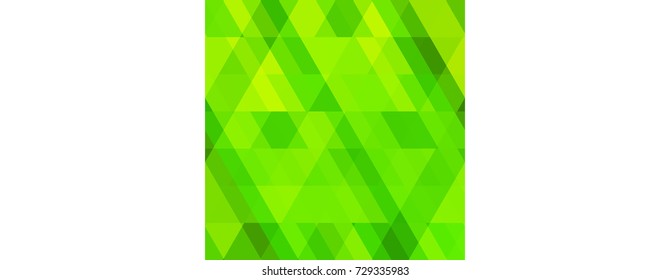 green background of colored shapes. abstraction
