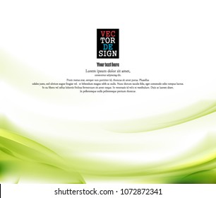 Green Background Conept Design