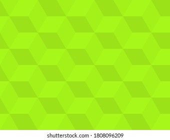 Green background with convex squares. Seamless vector illustration. Follow other mosaic patterns in my collection.