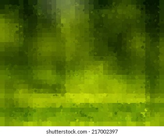 Green Background With cubes, Vector Illustration eps 10