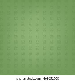 Green background in a dark green stripe