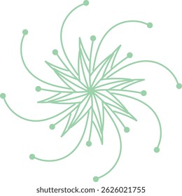 Diseño de fondo verde para cualquier tarjeta