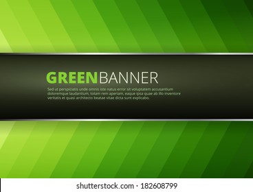 Green  background direction texture with metal steel message board for text and message design