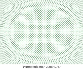 Green background with distorted polka dots, wallpaper
