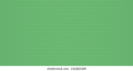 Green background with dots. Abstract background with halftone dots design. Abstract dotted pop art pattern in comic style. Vector illustration