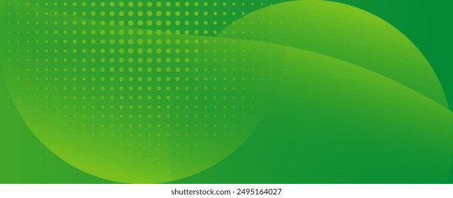 green background with dynamic curve line elegant graphic design element decoration