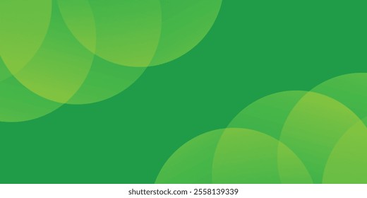 green background with dynamic curved lines elegant graphic design element. vector
