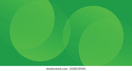 green background with dynamic curved lines elegant graphic design element. vector