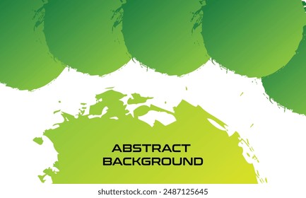 Green background dynamic textured geometric element. Modern gradient light vector illustration.