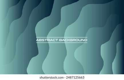 Elemento geométrico texturizado dinámico de fondo verde. Moderna Ilustración vectorial de luz degradada.