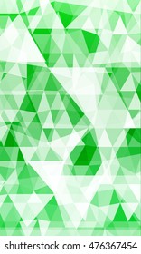 green background with elements of a polygonal pattern. vector illustration. to design banner