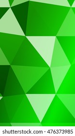 green background with elements of a polygonal pattern. vector illustration. to design banner