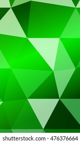 green background with elements of a polygonal pattern. vector illustration. to design banner