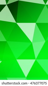 green background with elements of a polygonal pattern. vector illustration. to design banner