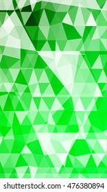 green background with elements of a polygonal pattern. vector illustration. to design banner