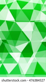 green background with elements of a polygonal pattern. vector illustration. to design banner