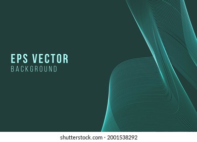Green background eps vector editable elegant back ground glow BG abstract