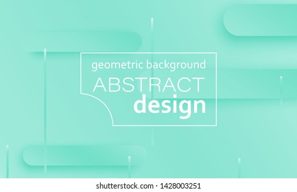 Green background. Fluid shapes. Minimal abstract cover design. Creative colorful wallpaper. Trendy gradient poster. Vector illustration.