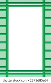 Green background with frame for text