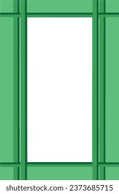 Green background with frame for text