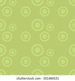 Green background with a geometric design, seamless pattern with circle