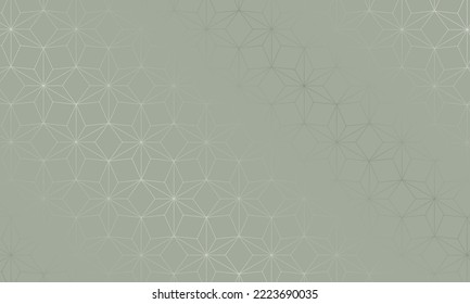 Green background with gradient geomatric pattern