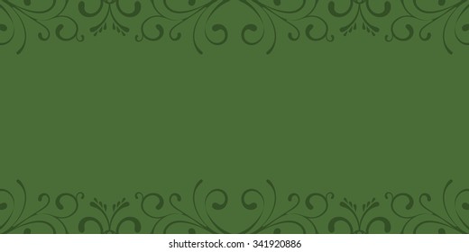 Green Background with Greetings