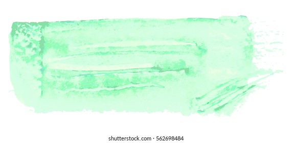 Green background. Grunge surface pattern design. Washes texture. Abstract stains and splashes. Textured painted template. Watercolor painting artwork. Hand drawn vector illustration