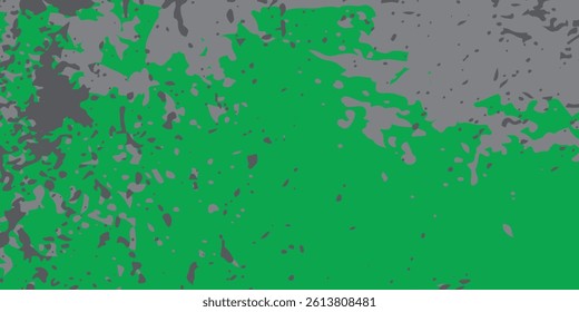 green background, grunge texture design. Scratched and dirty background. Abstract grunge texture isolated on green background. 