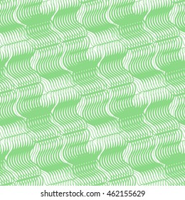 Green background. Guilloche.Seamless pattern.It can be used as a certificate, diploma, banknotes. Linear ornament.